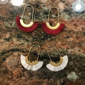 **BRAND NEW MADEWELL TASSEL EARRINGS**